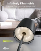 GOOBAY επιτραπέζιο φωτιστικό 76573, RGBW, dimmable, επαναφορτιζόμενο, έως 122.3cm ύψος, μαύρο 21 GOOBAY επιτραπέζιο φωτιστικό 76573, RGBW, dimmable, επαναφορτιζόμενο, έως 122.3cm ύψος, μαύρο 7