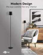 GOOBAY επιτραπέζιο φωτιστικό 76573, RGBW, dimmable, επαναφορτιζόμενο, έως 122.3cm ύψος, μαύρο 22 GOOBAY επιτραπέζιο φωτιστικό 76573, RGBW, dimmable, επαναφορτιζόμενο, έως 122.3cm ύψος, μαύρο 8
