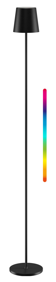 GOOBAY επιτραπέζιο φωτιστικό 76573, RGBW, dimmable, επαναφορτιζόμενο, έως 122.3cm ύψος, μαύρο 3 GOOBAY επιτραπέζιο φωτιστικό 76573, RGBW, dimmable, επαναφορτιζόμενο, έως 122.3cm ύψος, μαύρο