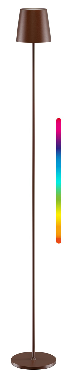 GOOBAY επιτραπέζιο φωτιστικό 76574, RGBW, dimmable, επαναφορτιζόμενο, έως 122.3cm ύψος, χάλκινο 3 GOOBAY επιτραπέζιο φωτιστικό 76574, RGBW, dimmable, επαναφορτιζόμενο, έως 122.3cm ύψος, χάλκινο