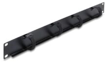 DELOCK cable management panel 91067 για rack 19", 1U, βάθος 44.2mm, μεταλλικό, μαύρο