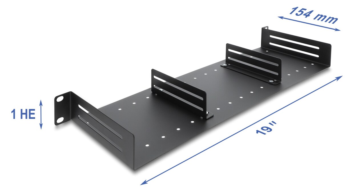 DELOCK ράφι για rack 19" 91069, 1U, βάθος 154mm, μαύρο 5 DELOCK ράφι για rack 19" 91069, 1U, βάθος 154mm, μαύρο - Image 3