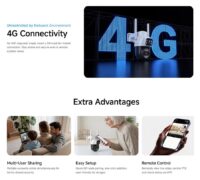 VSTARCAM smart ηλιακή κάμερα AG622DR, dual lens, 2MP, 4G, PTZ, SD, IP66 11