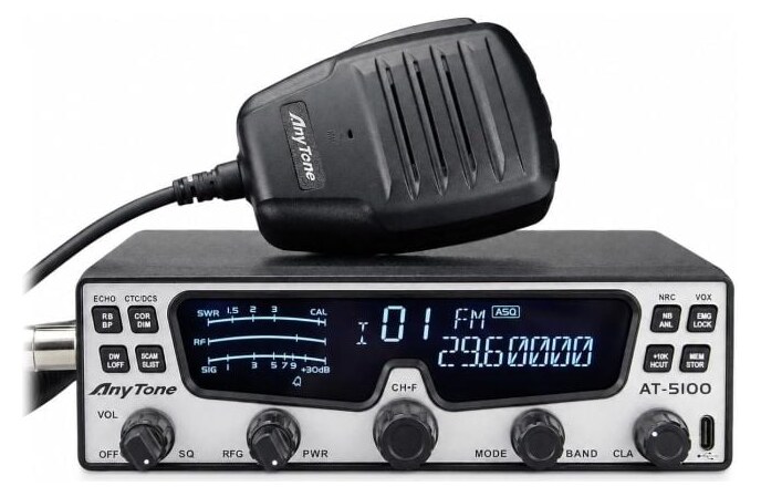 Anytone AT-5100 BT πομποδέκτης αυτοκινήτου 10m