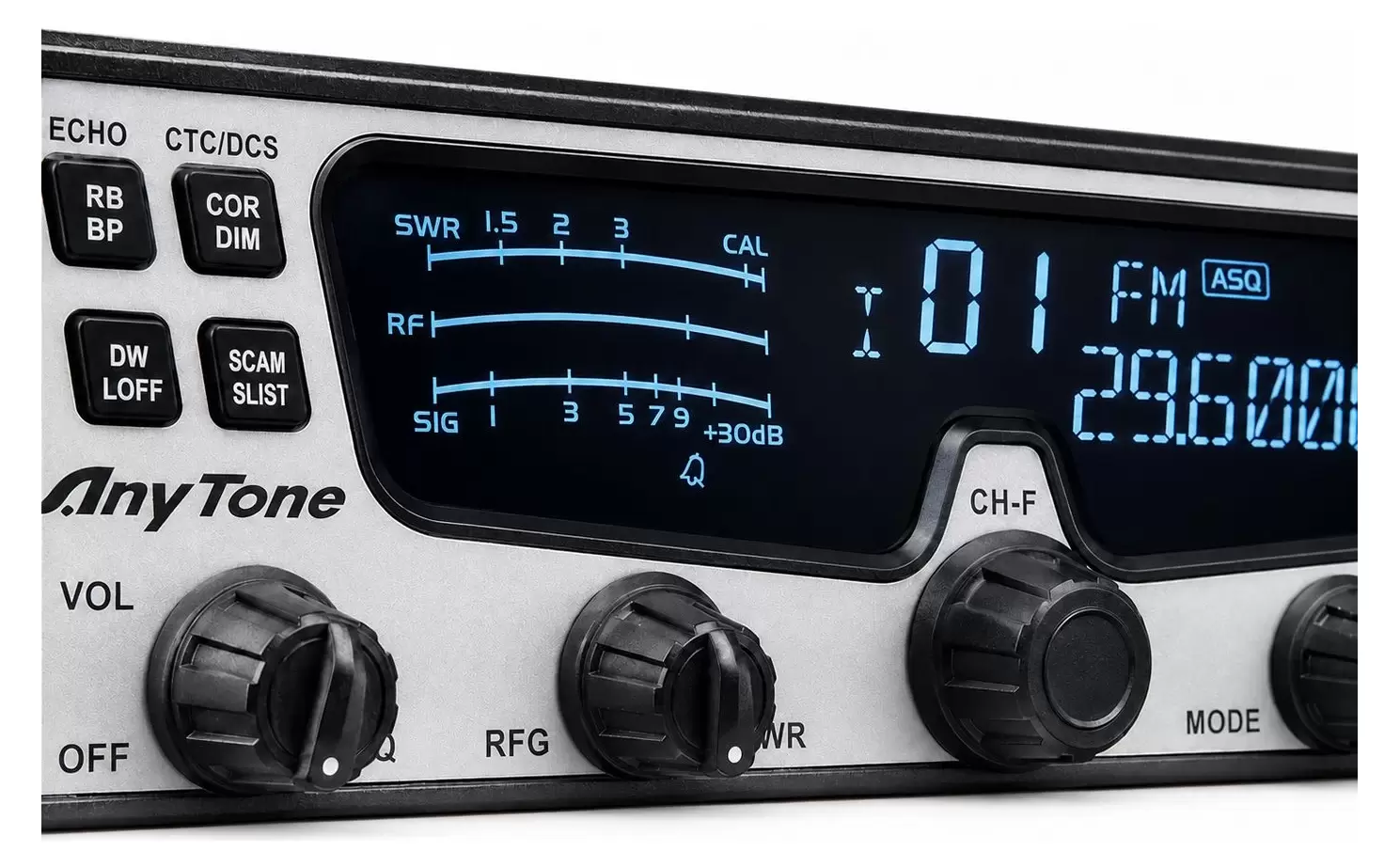 Anytone AT-5100 BT Πομποδέκτης Αυτοκινήτου 10Μ 35W, AM/FM/SSB/CW, Bluetooth 3 Anytone AT-5100 BT Πομποδέκτης Αυτοκινήτου 10Μ 35W, AM/FM/SSB/CW, Bluetooth - Image 2
