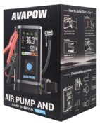 AVAPOW εκκινητής μπαταρίας & συμπιεστής αέρος JP3, 12V/3000A, 150PSI, 16000mAh 6