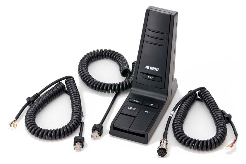 Alinco EMS-98 Επιτραπέζιο Μικρόφωνο Βάσεως με Προενισχυτή και 3 Καλώδια για Alinco / Kenwood / Anytone 3 Alinco EMS-98 επιτραπέζιο μικρόφωνο βάσεως