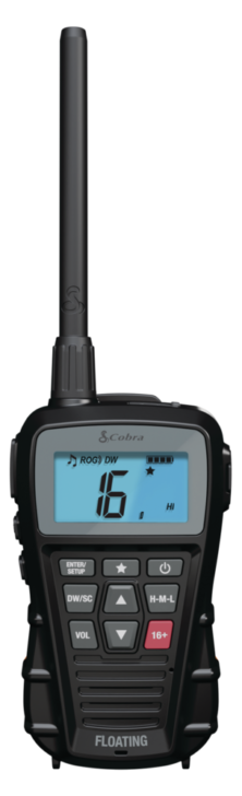 Cobra BlueBound 150 φορητός VHF Marine