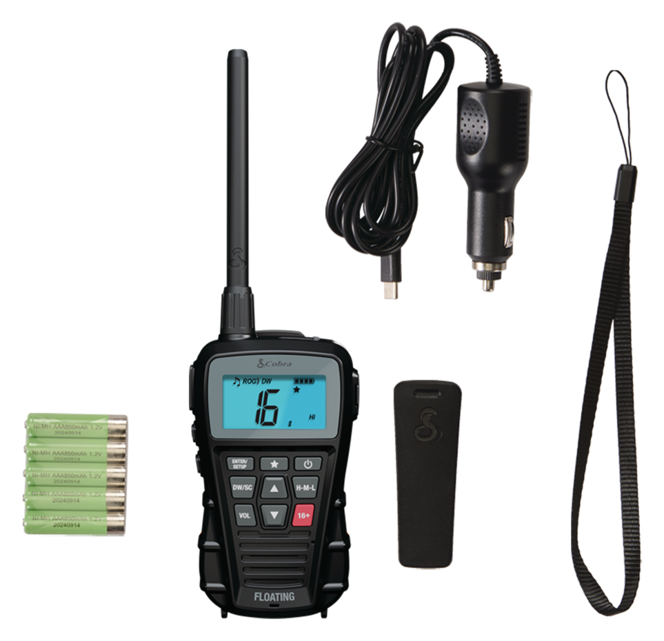 Cobra BlueBound 150 Φορητός VHF Marine 3W, IPX7, Πλωτός (1 τμχ) 7 Cobra BlueBound 150 φορητός VHF Marine