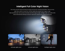 VSTARCAM smart κάμερα CS622DR, dual lens, 3MP, WiFi, PTZ, SD, IP66 7