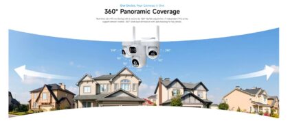 VSTARCAM smart κάμερα CS623FR, four-lens, 2MP, WiFi, PTZ, SD, IP66 5