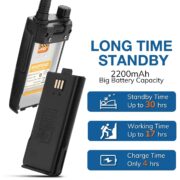 Baofeng DMR1801UV Φορητός Πομποδέκτης DMR/FM VHF/UHF Dual Band 5W, Tier I & II, 1024 Κανάλια 11 Baofeng DR-1801UV φορητός πομποδέκτης DMR VHF/UHF