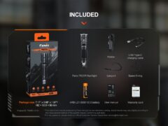 Fenix TK25R επαναφορτιζόμενος τακτικός φακός LED 3600 lumens