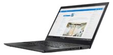 LENOVO Laptop ThinkPad T470s, Refurbished Grade B, i5-6300U, 8/180GB M.2, 14", Cam, HD Graphics 520, FreeDOS