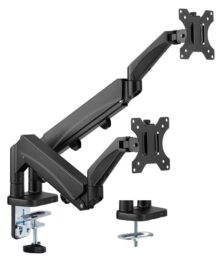 BRATECK βάση γραφείου για 2x οθόνες LDT56-C024, 17-32", έως 9kg