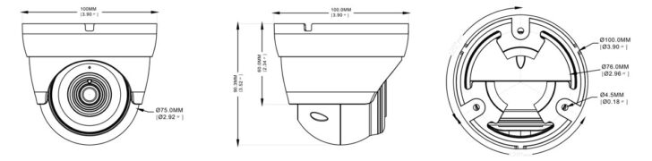 POWERTECH υβριδική κάμερα CCTV PT-1587 με μικρόφωνο & υπέρυθρα, 5MP, 2.8mm, IP66 3