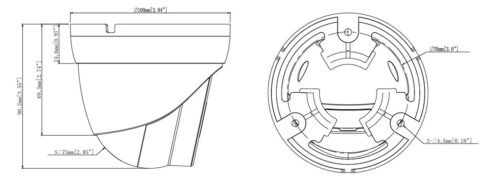 POWERTECH IP κάμερα PT-1591 με μικρόφωνο & Full Color λειτουργία, 4MP, 2.8mm, PoE, IP67 3