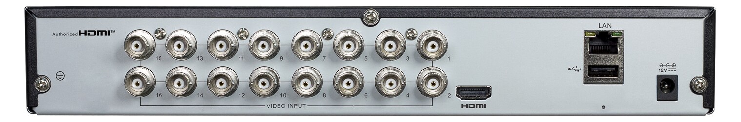 POWERTECH XVR υβριδικό καταγραφικό PT-1597, 5MP, H.264/H.265, 16 κανάλια 4 POWERTECH XVR υβριδικό καταγραφικό PT-1597, 5MP, H.264/H.265, 16 κανάλια - Image 2
