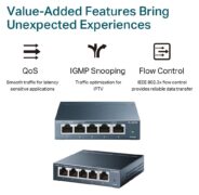 TP-LINK Gigabit Switch TL-SG105, 5 θύρες, V9.0 4