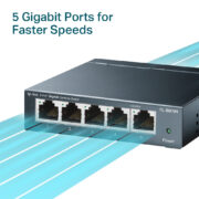 TP-LINK Gigabit Switch TL-SG105, 5 θύρες, V9.0 5