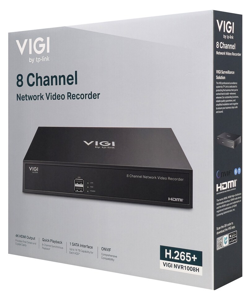 TP-LINK NVR καταγραφικό VIGI NVR1008H, 8MP, 8 κανάλια, V2.30 7 TP-LINK NVR καταγραφικό VIGI NVR1008H, 8MP, 8 κανάλια, V2.30 - Image 5