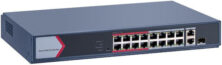 Hikvision DS-3E1318P-EI/M, 16 Port Fast Ethernet Smart PoE Switch