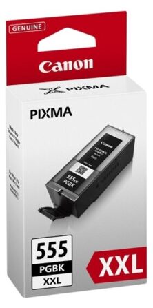 Canon PGI-555XXL Γνήσιο Μελάνι Μαύρο 8049B001 (Pixma IX6850 / MX725 / MX920 / MX925) 1.000 Σελίδες