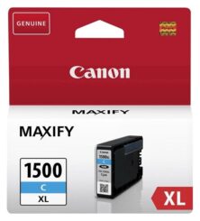Canon PGI-1500C XL Γνήσιο Μελάνι Cyan 9193B001 (MAXIFY MB2050 / MAXIFY MB2150 / MAXIFY MB2350 / MAXIFY MB2750) 1.020 Σελίδες