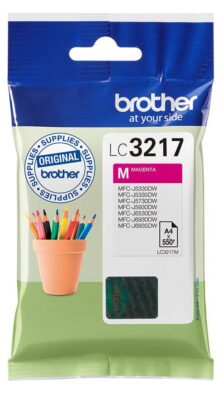 Brother LC-3217M Γνήσιο Μελάνι Magenta (LC3217M) (MFC-J5330DW / MFC-J5730DW / MFC-J5930DW / MFC-J6530DW) 550 Σελίδες