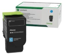Lexmark 75M20C0 Γνήσιο Toner Cyan (CS531dw / CS632dwe / CX532adwe / CX635adwe) 2.000 Σελίδες