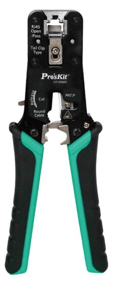 ΠΡΕΣΣΑ ΤΗΛΕΦΩΝΙΚΗ ΜΕΤΑΛΛΙΚΗ OPEN TYPE 8P8C CAT7 CP-376AR T/PROS'KIT