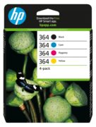 HP 364 Γνήσιο Μελάνι CMYK N9J73AE Σετ 4 τεμ. (Photosmart D5460 / B8550 / 5510 / 5515) 250 Σελίδες
