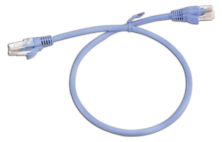 UTP Cat6E 0,5m Blue Καλώδιο Δικτύου UTP Cat6E