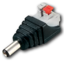 MT-001 DC Connector 5,5χ2,1mm σε Κλέμα με Πιεστικούς Ακροδέκτες