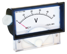 A1-50V DC Αναλογικό Βολτόμετρο 0-50V DC Τύπου Πλαίσιο