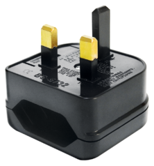 UK-adaptor Adaptor από Χώρες με Αγγλικού Τύπου Πρίζα σε Διπολική Πρίζα Ή Καλώδιο 220V AC.