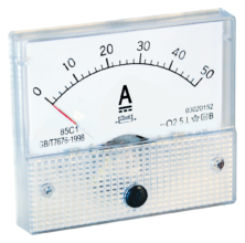 A2-V2 50A DC Αναλογικό Αμπερόμετρο 0-50A DC Τύπου Βίδα