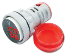 VM-5-60VDC Red Ψηφιακό Βολτόμετρο 5-60V DC Χρώμα Κόκκινο
