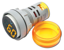VM-5-60VD Orange Ψηφιακό Βολτόμετρο 5-60V DC Χρώμα Πορτοκαλί