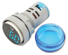 VM-5-60VDC Blue Ψηφιακό Βολτόμετρο 5-60V DC Χρώμα Μπλε