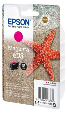 Epson 603 Γνήσιο Μελάνι Magenta C13T03U34020 (Expression Home XP-2100 / XP-2105 / XP-3100 / XP-3105) 130 Σελίδες