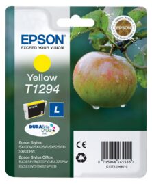Epson T1294 Γνήσιο Μελάνι Yellow C13T12944012 (Stylus Office B42WD / Stylus Office BX305F / Stylus Office BX305FW / Stylus Office BX305FW Plus) 545 Σελίδες