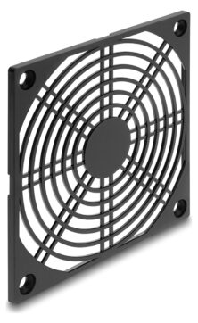 DELOCK σχάρα για 120mm ανεμιστήρα 67664, πλαστική, μαύρη