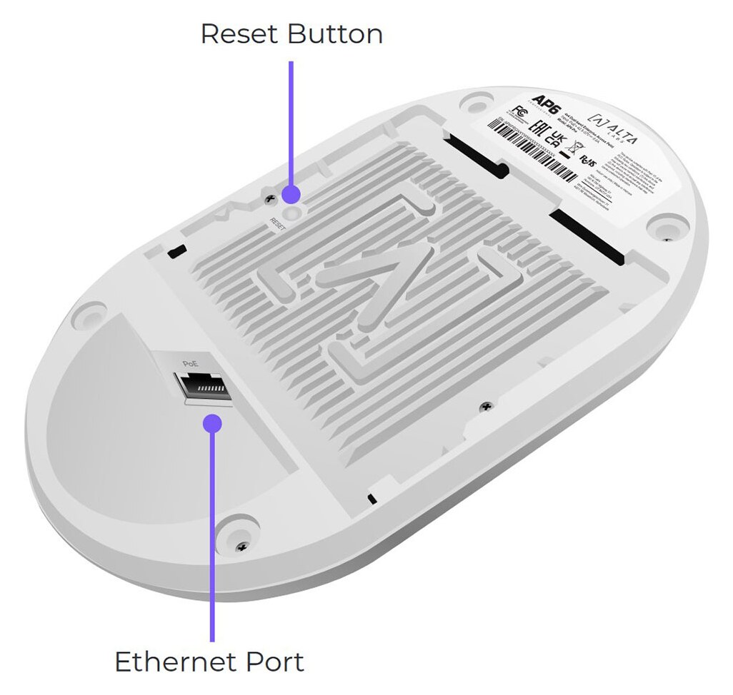 AP6 PRO WiFi 6 Access Point 6.3Gbps IP54 5 AP6 PRO WiFi 6 Access Point 6.3Gbps IP54 - Image 3