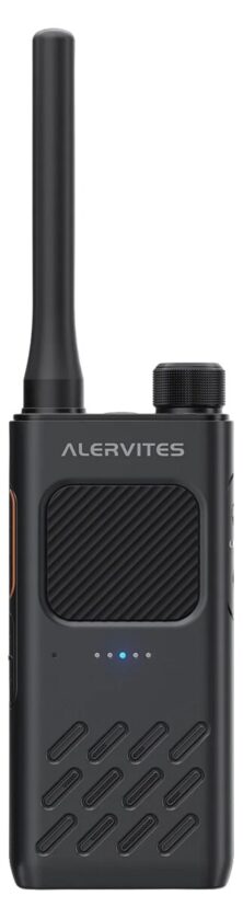 ALERVITES ασύρματος πομποδέκτης AT2, 2W, UHF 400-480MHz, Bluetooth, γκρι