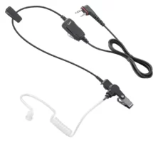 ICOM HM-1LS-OW μικροακουστικό με διάφανο σπιράλ airtube