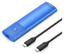 ORICO θήκη για M.2 NVMe & SATA SSD PWDM2-G2, 10Gbps, tool free, μπλε 1 ORICO θήκη για M.2 NVMe & SATA SSD PWDM2-G2, 10Gbps, tool free, μπλε