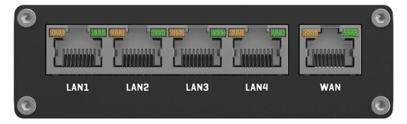 RUT301 Industrial Ethernet Router 5 Θυρών με USB 4