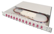 S0221 Μεταλλικό Splice Box 19" 12xLC DUPLEX OM4