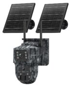 SECTEC smart ηλιακή κάμερα κυνηγού ST-537-6MAOV-4G-EU-G, dual lens, 3MP, 4G, SD, PTZ, IP66
